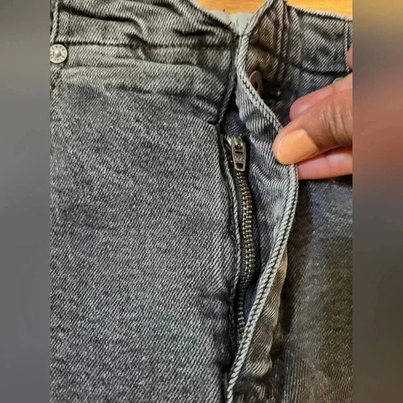 Free People We The Free She's All That Black Denim Mini Skirt(29) - Picture 6 of 9